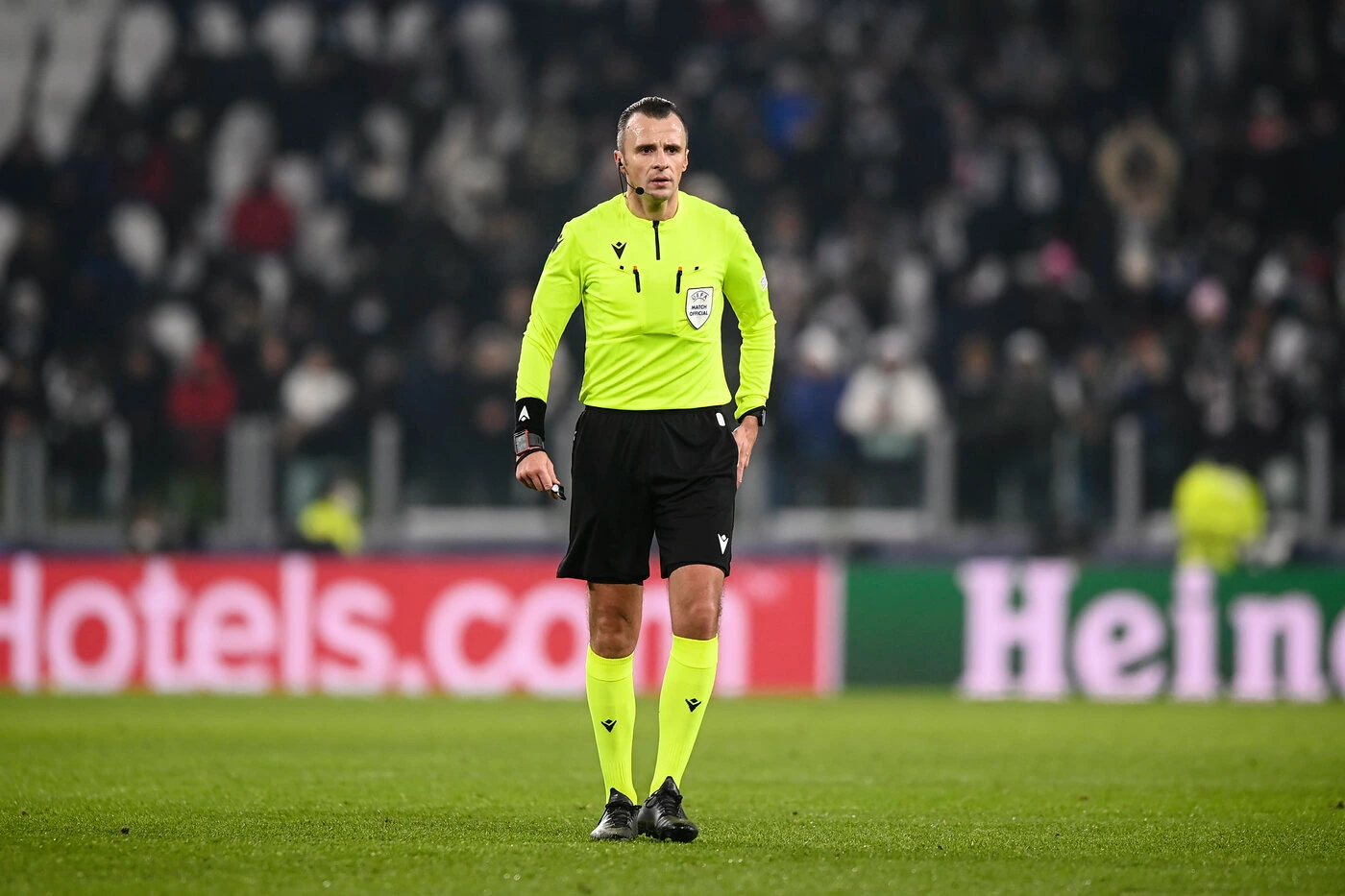 Irfan Peljto arbitro Atalanta Celtic Champions League 2024-2025