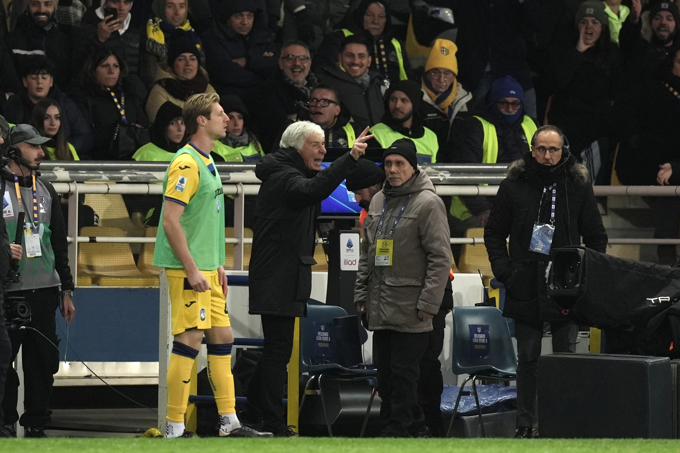 Gian Piero Gasperini sull'espulsione in Parma Atalanta