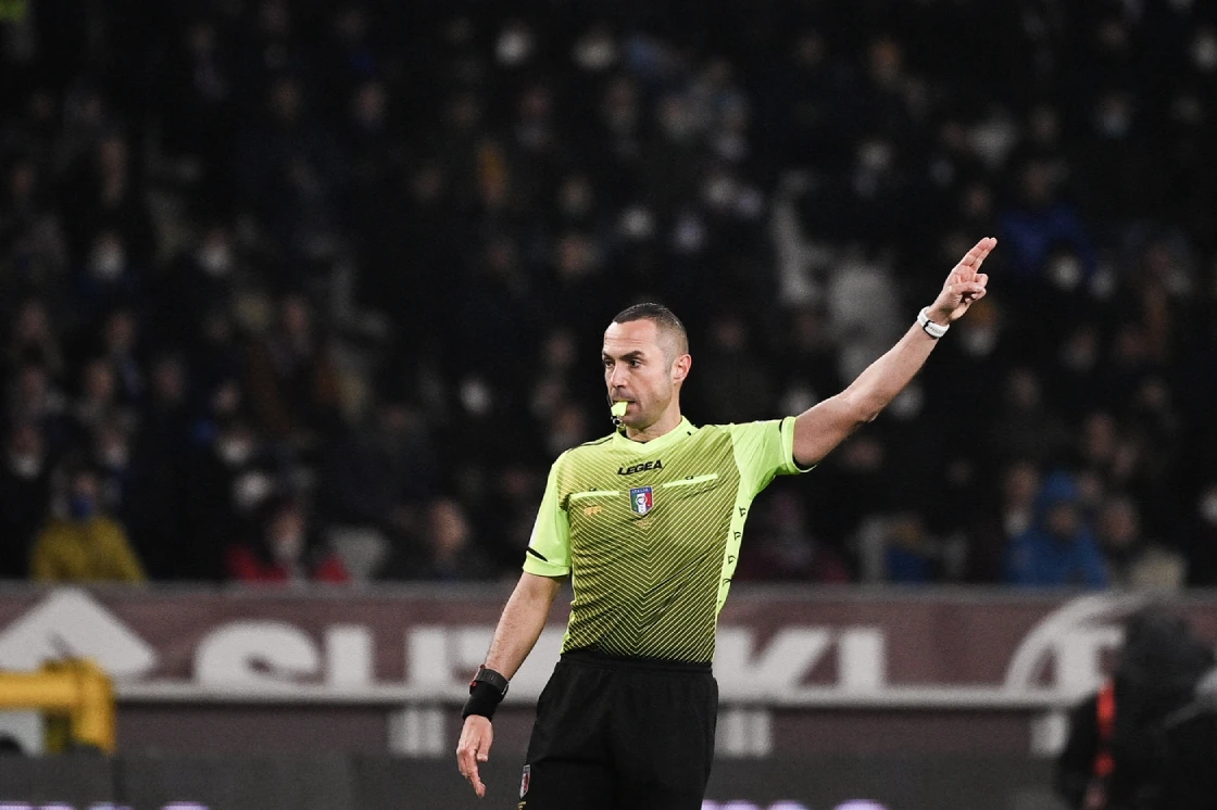 Marco Guida arbitro Roma Atalanta Serie A 2024-2025