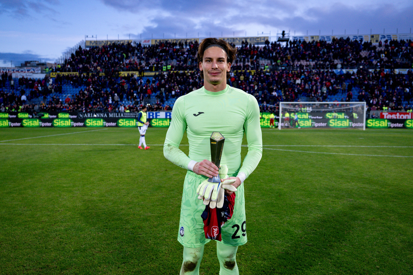 Il portiere dell'Atalanta premiato come giocatore migliore in campo contro il Cagliari in Serie A